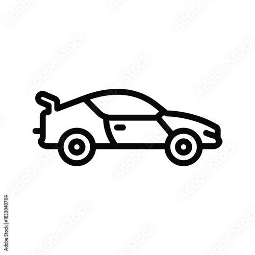 Sports car icon