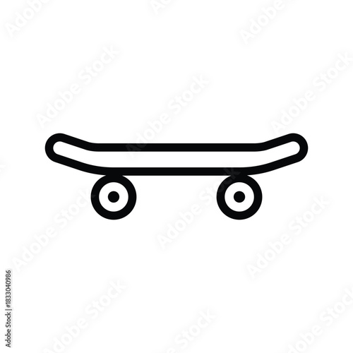 Skate board icon