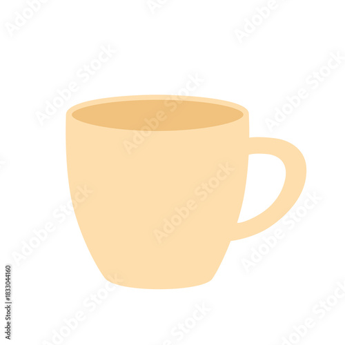 Minimalist Beige Hot Drink Mug