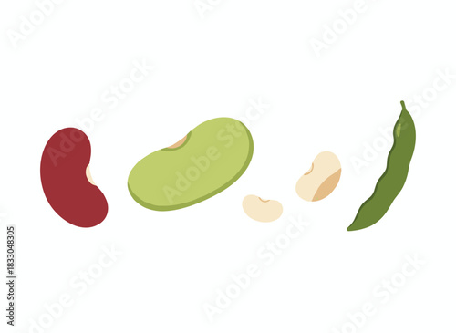 Tools for facial makeup include various sponges and blenders for applying foundation, cotton pads and a guasha scraper for facial care, along with other beauty supplies, all depicted as flat vector