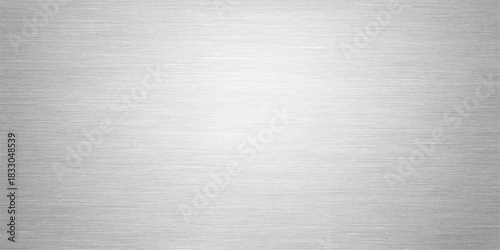 Brushed silver aluminum metal plate texture background with a blank metallic surface pattern