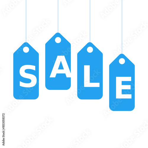 vector sale tags