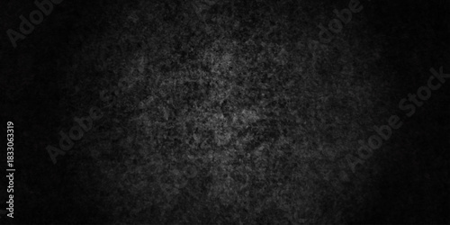 Black dark grunge stone texture with rough, natural crack wall surface background. uneven pattern resembling weathered black rock or charcoal. Panorama black canvas slate texture. marble background.