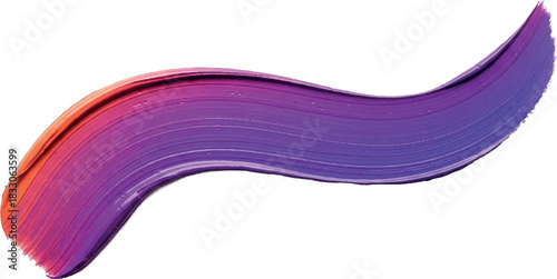 Abstract brushstroke of vibrant colors artistic expression creative design.