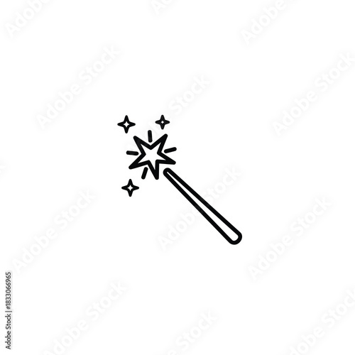 Generative Magic Wand Icon