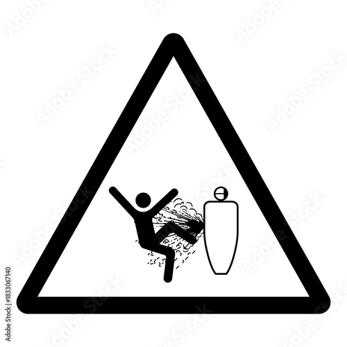 Warning Servicing While Pressurized Can Severe Injury Symbol Sign ,Vector Illustration, Isolate On White Background Label.EPS10