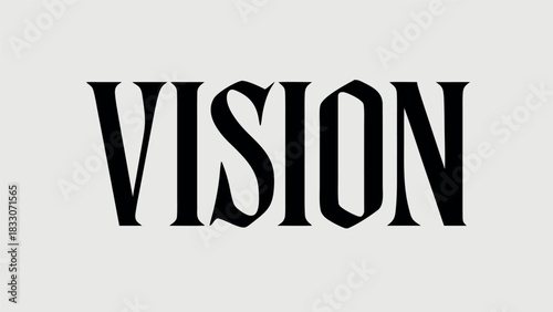 Stylized Gothic Typography with Word Vision