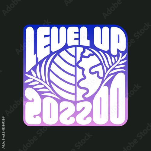 Level Up 202200 Globe Graphic earth world
