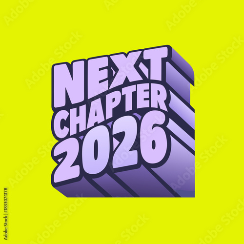 Next Chapter 2026 text graphic lettering