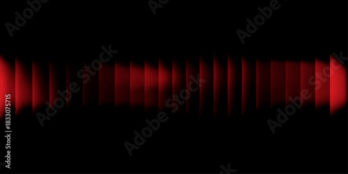 Abstract red wave design wallpaper with glowing equalizer lines and digital technology pattern backdrop. color, vector, line, bright, disco, glow, black