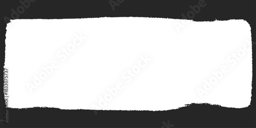 Old ragged burnt paper texture frame with black and white ripped edge border design