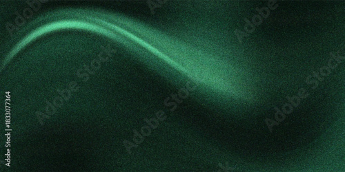 Dark green blue grainy gradient background, black backdrop, noise texture