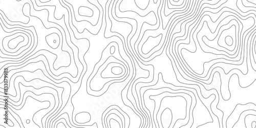 Topographic map background with geographic grid for hiking and mountain sport. luxury topographic wavy pattern and geographic grid map design. paper texture Imitation of a geographical map shades.