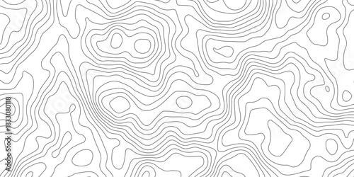 Topographic map background with geographic grid for hiking and mountain sport. luxury topographic wavy pattern and geographic grid map design. paper texture Imitation of a geographical map shades.