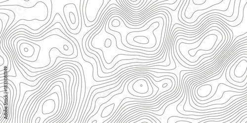 Topographic map background with geographic grid for hiking and mountain sport. luxury topographic wavy pattern and geographic grid map design. paper texture Imitation of a geographical map shades.