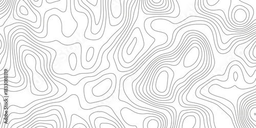 Topographic map background with geographic grid for hiking and mountain sport. luxury topographic wavy pattern and geographic grid map design. paper texture Imitation of a geographical map shades.