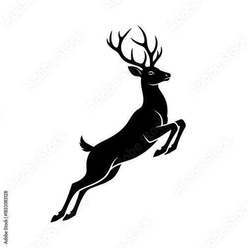 deer silhouette vector