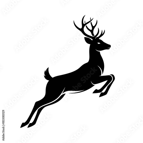 deer silhouette vector