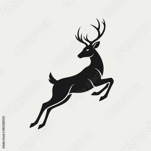 deer silhouette vector