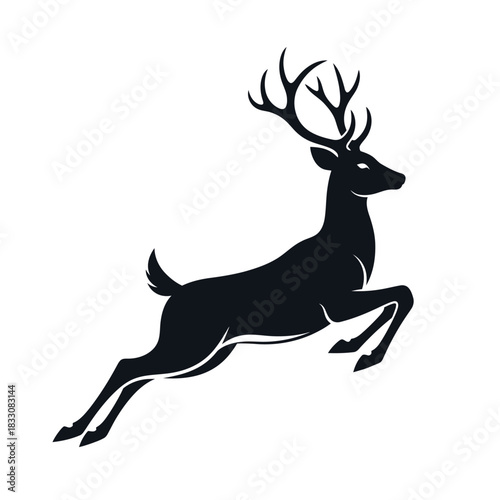 deer silhouette vector