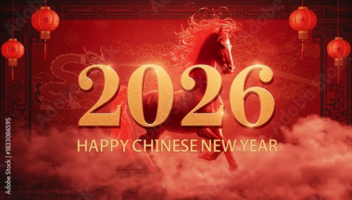 Celebrate the Year of the Horse With Vibrant Decorations for Chinese New Year...