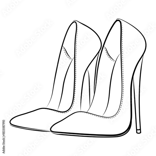 high heel shoes