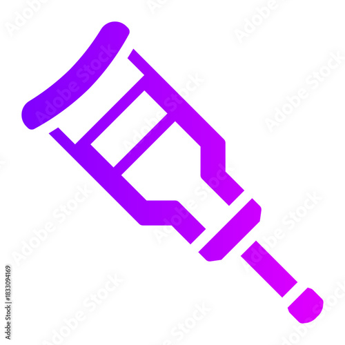 crutch gradient icon