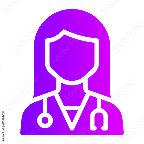 doctor gradient icon