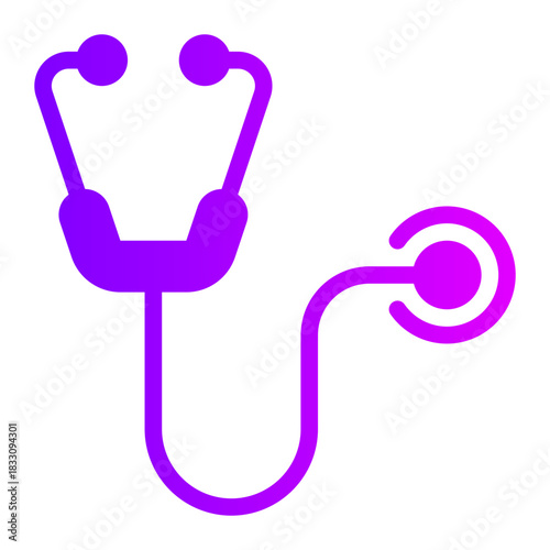 stethoscope gradient icon