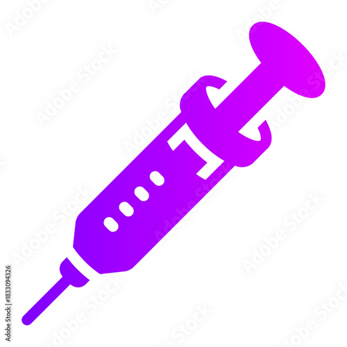 syringe gradient icon