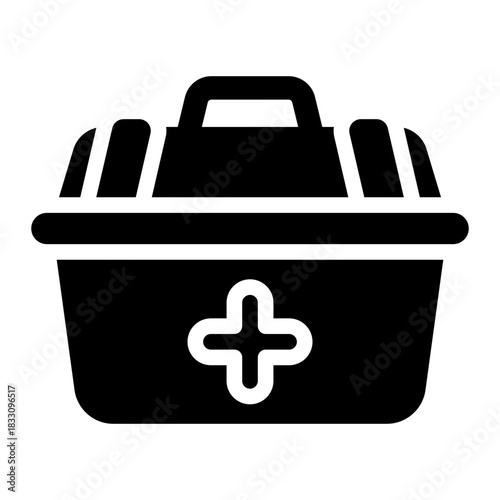 first aid kit glyph icon
