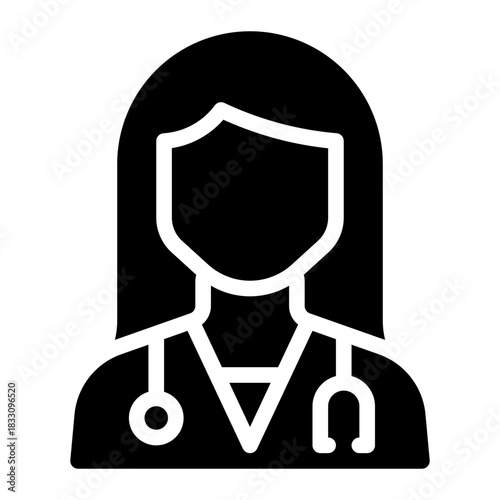 doctor glyph icon