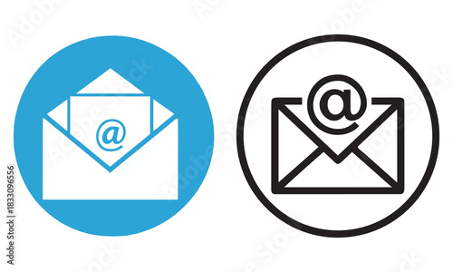 Email and Contact Icons Collection – Mail, Message, Phone & Communication Symbols