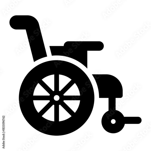 wheelchair glyph icon