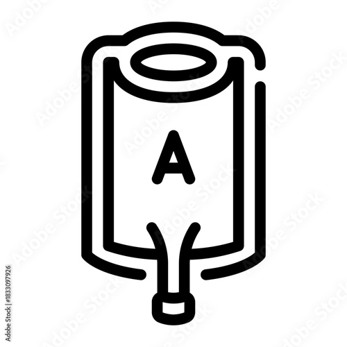 blood transfusion line icon