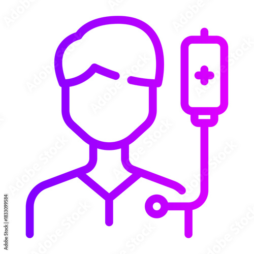 patient gradient icon