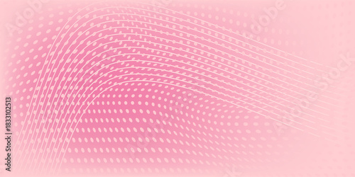 Pink rose halftone pattern. Retro comic gradient background. Pixelated dotted texture overlay. Cartoon pop art faded gradient pattern. Vector backdrop for poster, banner, advertisement