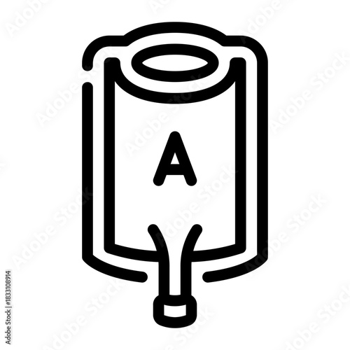 blood transfusion line icon