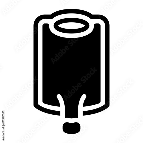 blood transfusion glyph icon