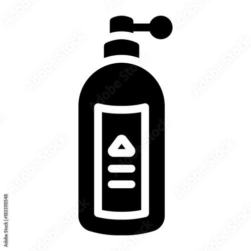 oxygen mask glyph icon