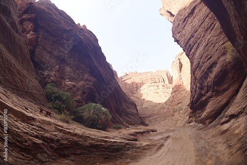The Tianshan Grand Canyon or Kesileya Grand Canyon is a stunning natural feature in Xinjiang, China, characterized by its distinctive red canyons, formed by millions of years of wind and rain erosion.