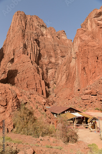 The Tianshan Grand Canyon or Kesileya Grand Canyon is a stunning natural feature in Xinjiang, China, characterized by its distinctive red canyons, formed by millions of years of wind and rain erosion.