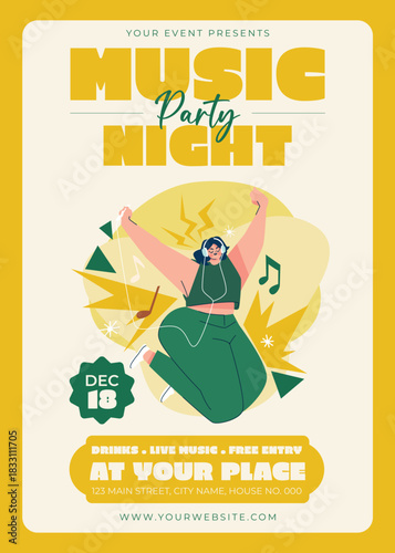 Music Party Flyer