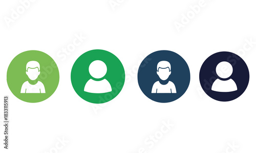 User Icon Vectors & Profile Avatar Graphics | Diverse People & Account Icons