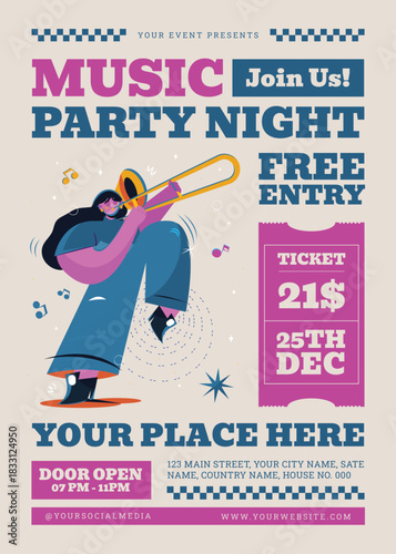 Music Party Flyer