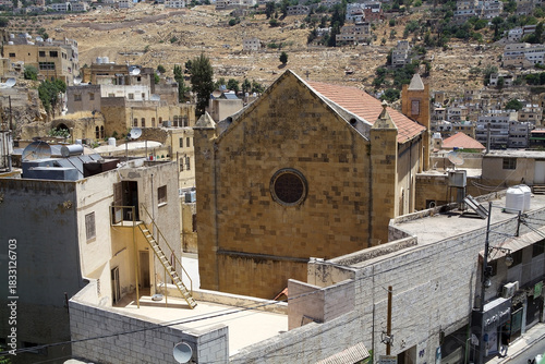 Schilderij op canvas Church at Salt city in west-central Jordan