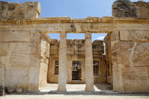 Qasr Al-Abd, a large Hellenistic palace close to the village of Iraq Al-Amir, Jordan