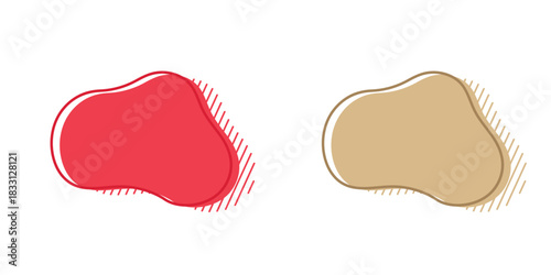 colorful water splash  icon vector