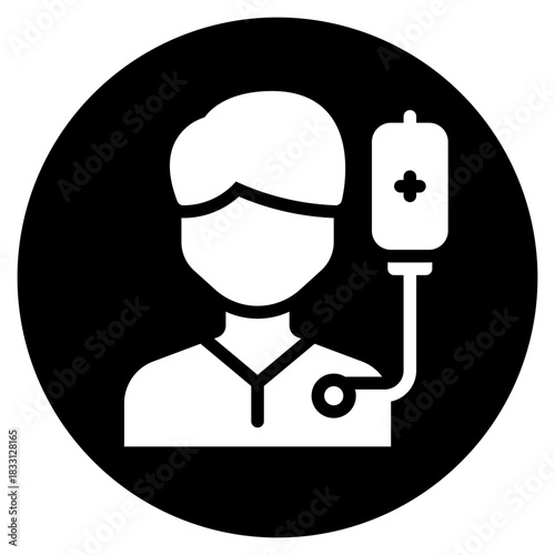 patient glyph icon