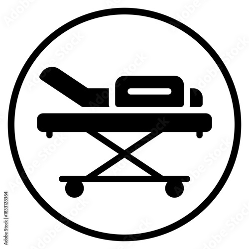stretcher glyph icon